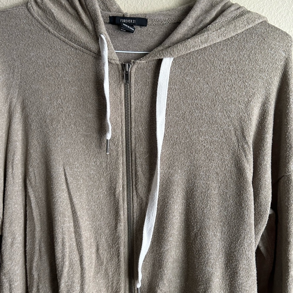 Zip up light weight sweater